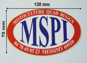 Autocollant MSPI