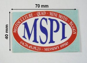 Autocollant MSPI