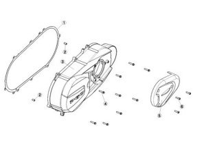 Couvre variateur pour buggy PGO 600