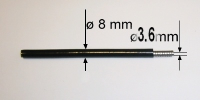 Gaine de cable les 5 mètres Ø int 3.6mm Ø ext 8mm - PiecesBuggy