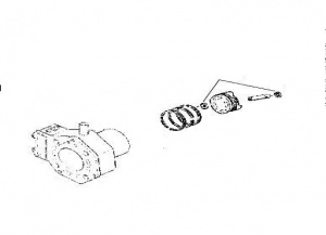 Kit cylindre piston pour buggy PGO 500 (sur commande si pas en stock)